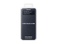 Кожен калъф тефтер оригинален активен S-VIEW EF-EN770PBEGWW за Samsung Galaxy Note 10 Lite N770F черен